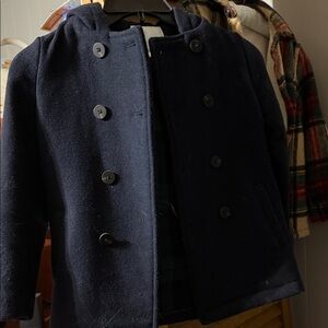 Edgehill Collection Midnight Blue Peacoat for Kids